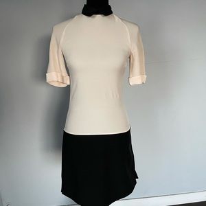 Victoria Beckham midi dress, two tones